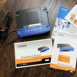 Broadband Router with 2 Phone Ports, 3 ethernet ports